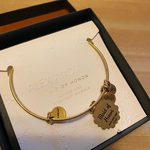 Alex and Ani maid of honor bracelet w/box